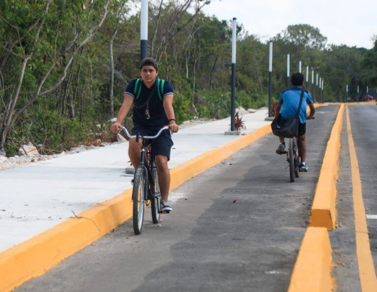 Lili Campos agiliza la movilidad de solidarenses con nuevas ciclovías