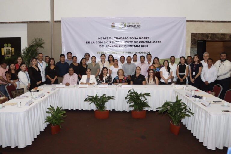 Recibe Puerto Morelos la “Mesa de Trabajo de la Comisión Permanente de Contralores del Estado de Quintana Roo”