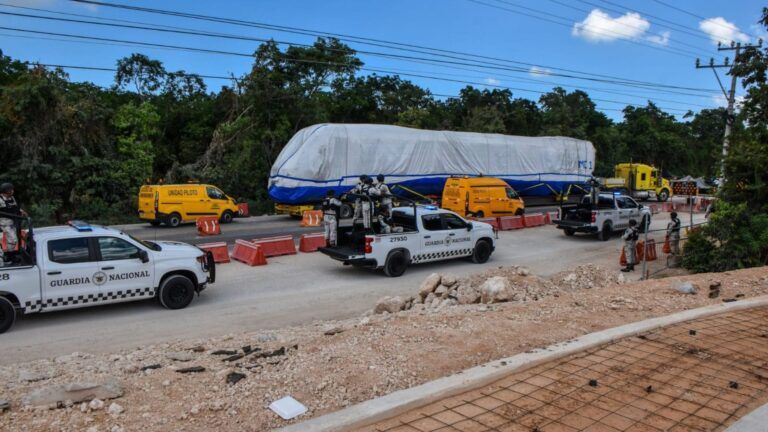 Llega otra unidad del Tren Maya a Quintana Roo