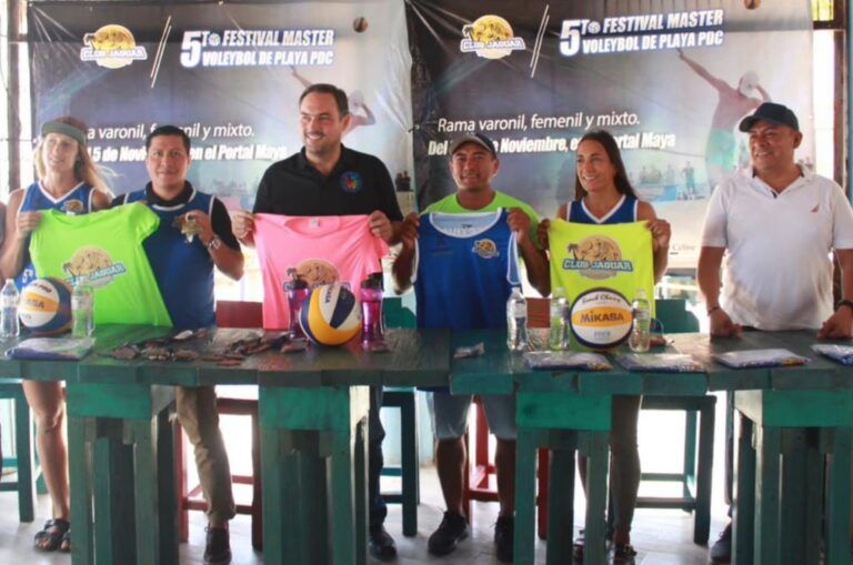 Playa del Carmen, sede del 5o Festival Máster de Voleibol de Playa