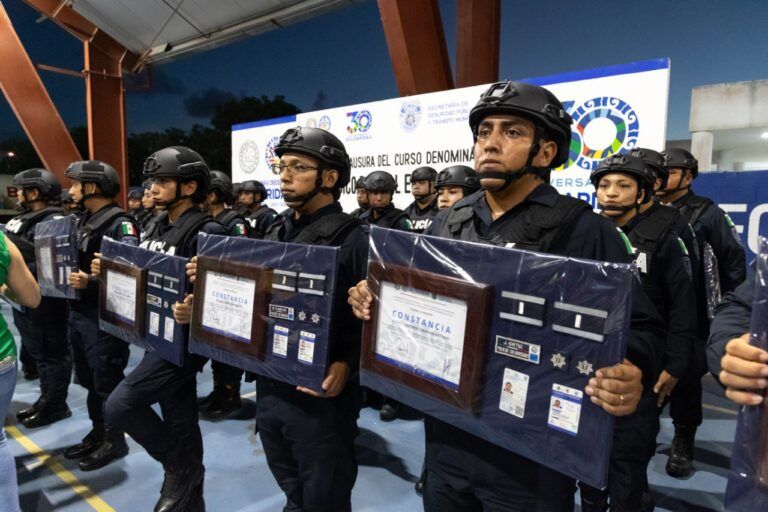 Terminan 38 elementos de Solidaridad “Curso Básico Policial Equivalente”