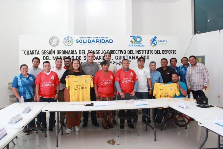 Sesiona el Consejo Directivo del Instituto del Deporte Municipal de Solidaridad y aprueban su desempeño