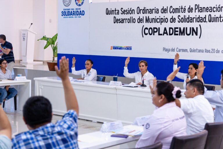 La alcaldesa Lili Campos afirma que se ejerce un presupuesto histórico en obras públicas para Solidaridad