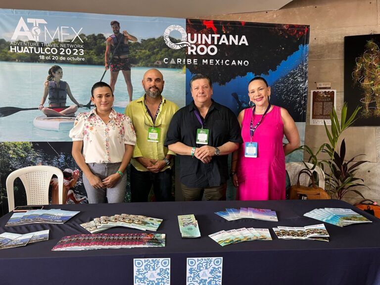 Maravillas naturales de Puerto Morelos conquistan el Adventure Travel México 2023