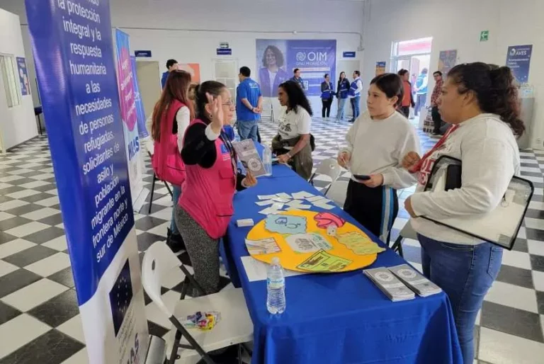 Centro para migrantes de la ONU abre en la frontera de México-EEUU ante el constante flujo