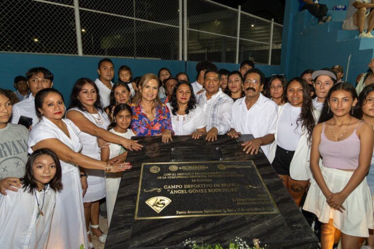 Denominan “Ángel Gómez Rodríguez” al estadio de béisbol de Puerto Aventuras