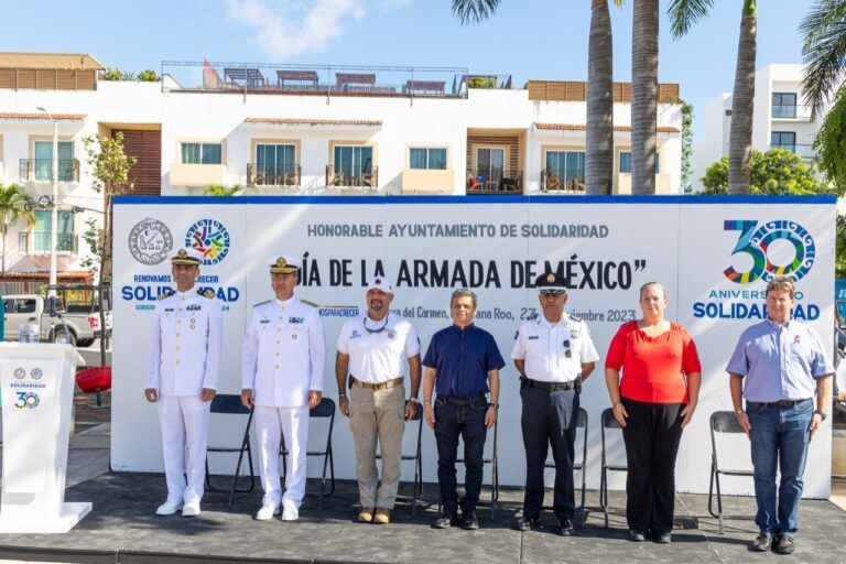 Solidaridad celebra el Día de la Armada de México