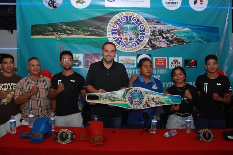 Presentan segunda edición del torneo de box “Campeón del Caribe” en Solidaridad