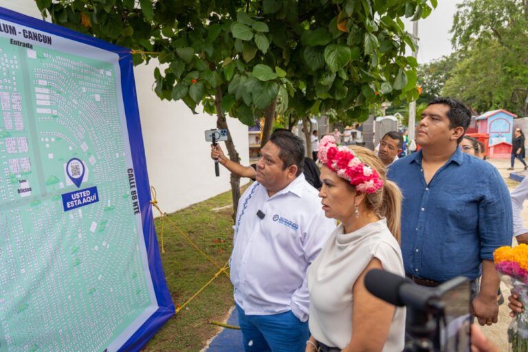 Comienza tradición de Día de Muertos en panteón municipal de Solidaridad