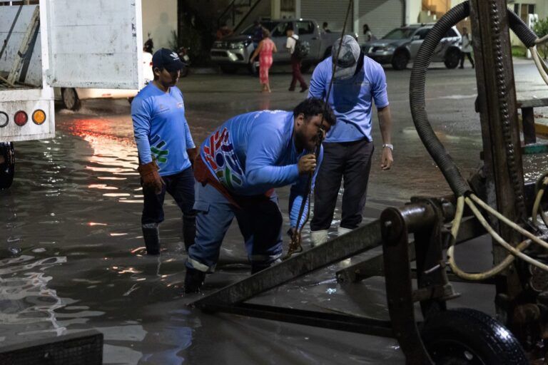 Gobierno de Solidaridad trabaja en el desazolve de pozos