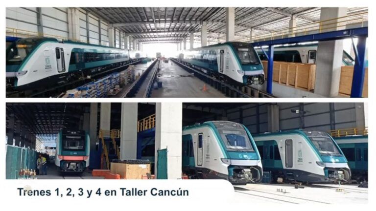 Quinto convoy del Tren Maya parte a Cancún