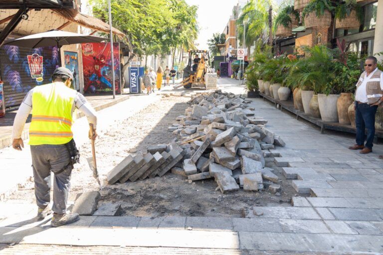 Inicia reparación de calles aledañas a la Quinta Avenida