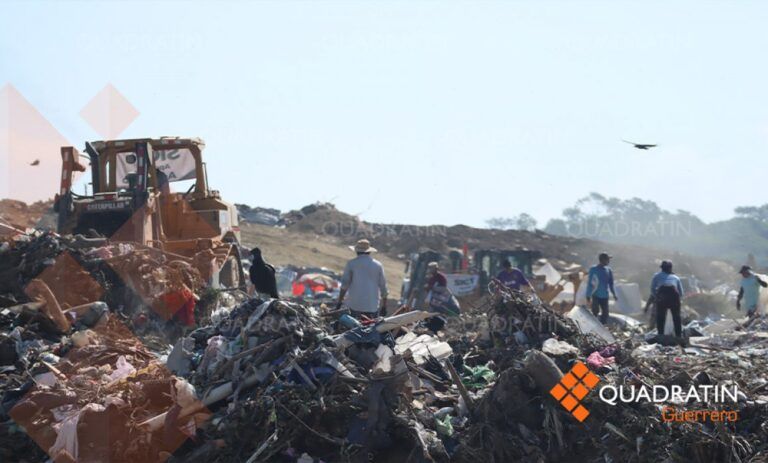 Relleno sanitario de Acapulco recibe 9 mil toneladas de basura diaria