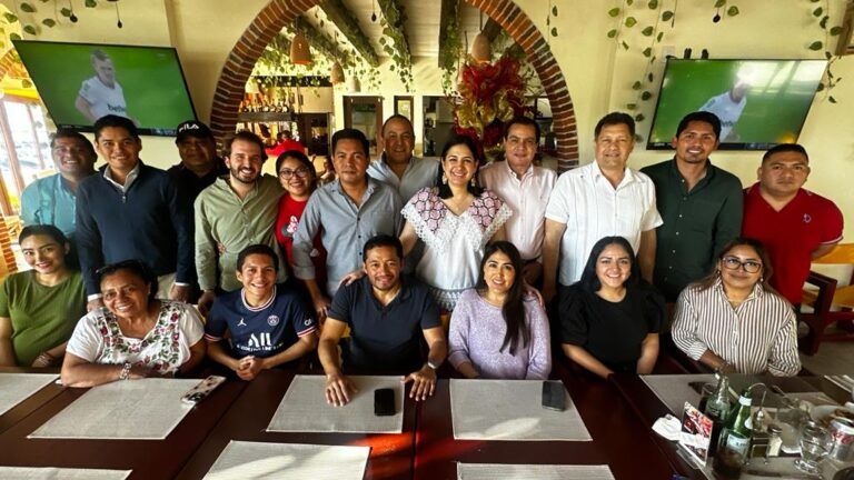 Referentes de Morena, Partido Verde y PT cierran filas con Estefanía Mercado