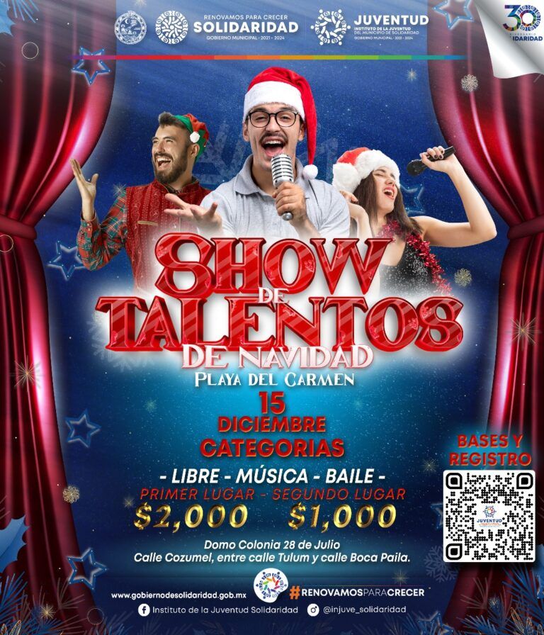 Solidaridad invita a participar en ¡Show de Talentos de Navidad!