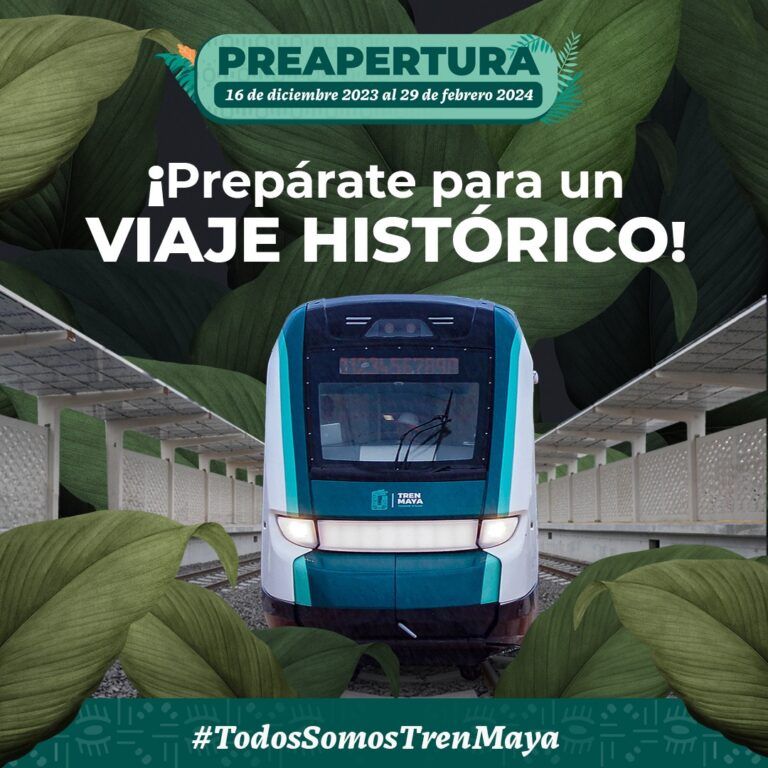 Agregan dos fechas más a los viajes de apertura del Tren Maya