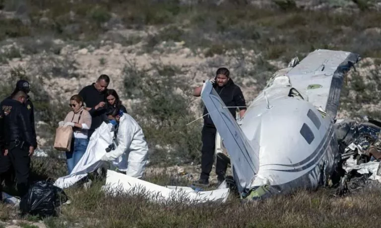 Cuatro muertos por el desplome de una avioneta en el norte de México