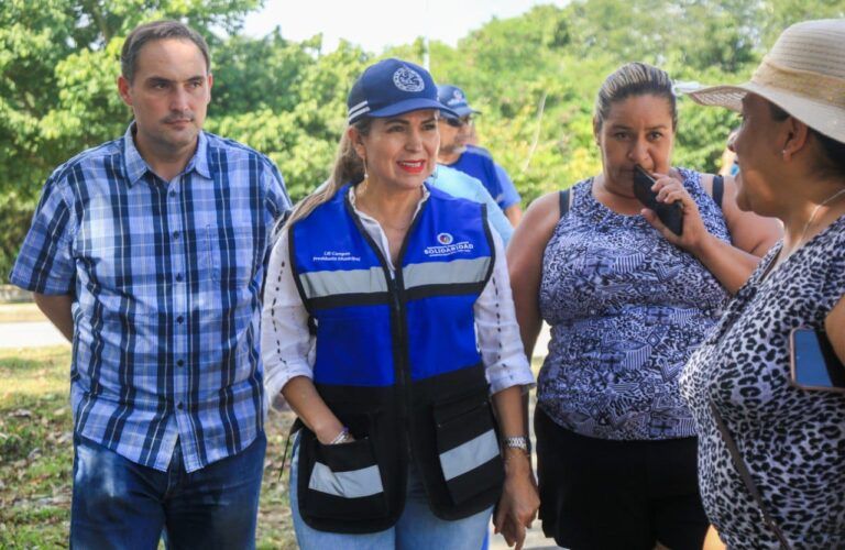 Supervisa Lili Campos renovación de parque y domo