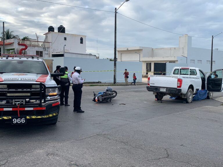 Muere motociclista en trágico accidente