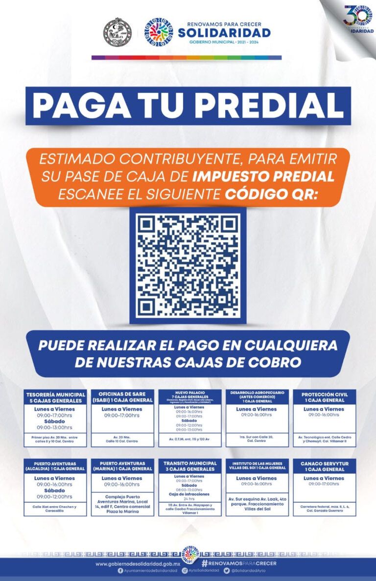 El gobierno de Solidaridad te invita a aprovechar descuentos