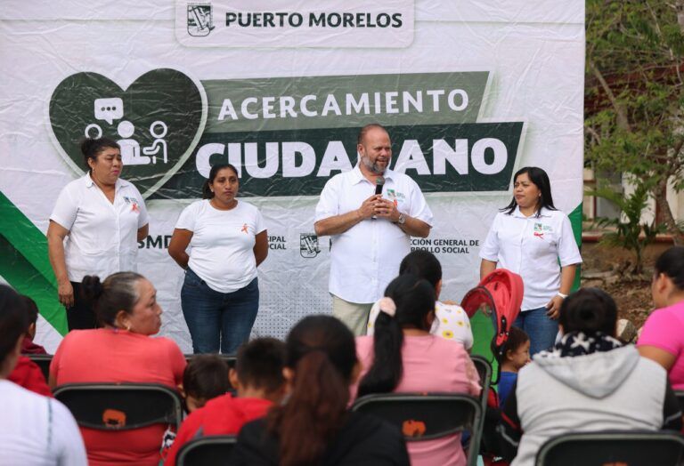 Llevan el programa “Acercamiento Ciudadano” a la comunidad de Delirios