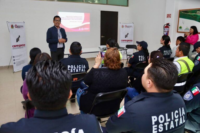 Puerto Morelos se capacita sobre el Protocolo homologado de personas desaparecidas y no localizadas