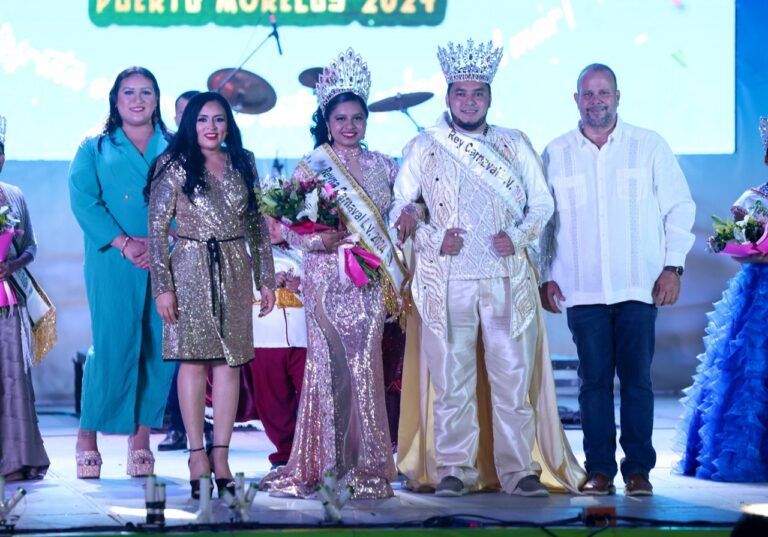Coronan a los soberanos del carnaval de Leona Vicario 2024 en una noche llena de magia y diversión