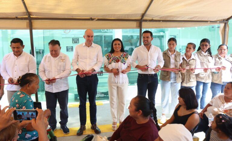 Autoridades inauguran sucursal del Banco del Bienestar en Leona Vicario