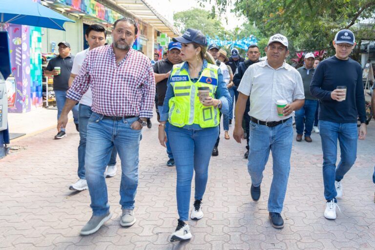 Lili Campos realiza recorrido por la 5ª Avenida para evaluar mejoras