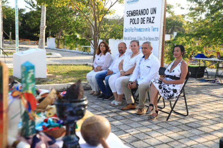 Siembran segundo Polo de Paz en Solidaridad
