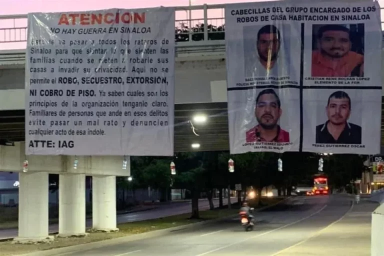 Explican secuestros con narcomantas