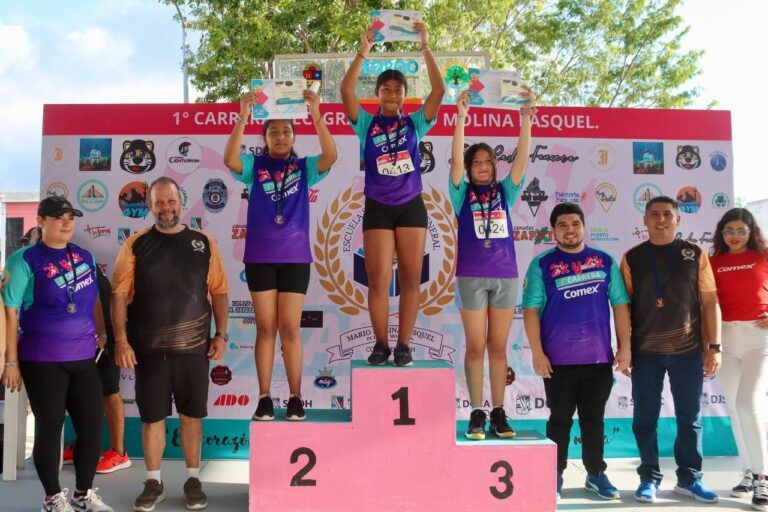 Carrera con causa registró gran participación en Puerto Morelos