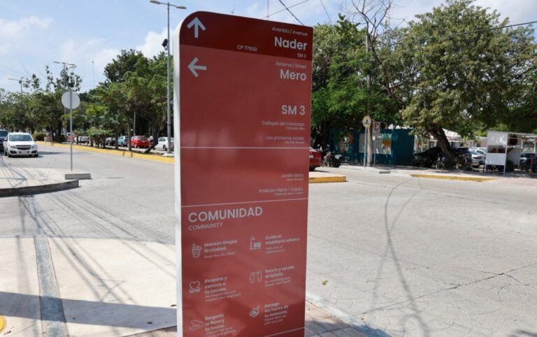 Cancún estrena señalética en su ‘Zona Fundacional’