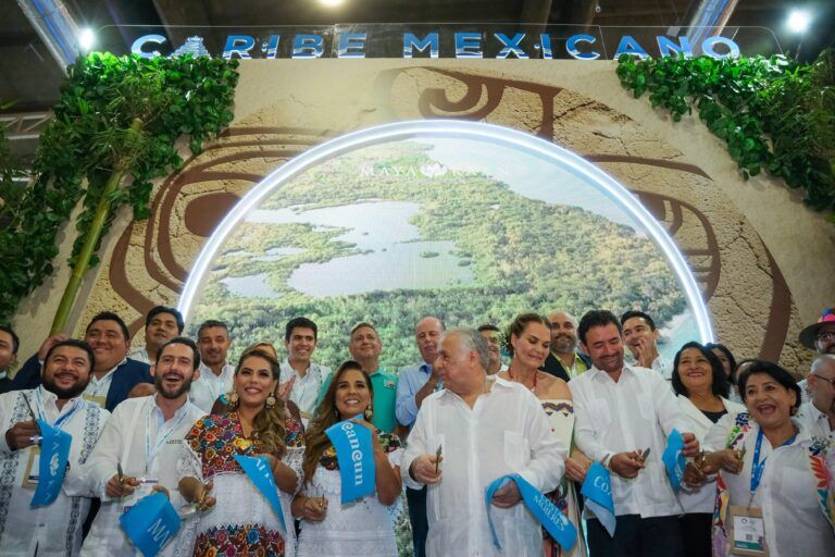 Destaca pabellón del Caribe Mexicano en el tianguis turístico de México