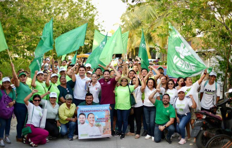 Con Claudia Sheinbaum consolidaremos el proyecto de transformación en Cozumel: Renán Sánchez