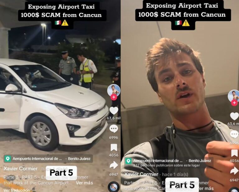Atleta canadiense exhibe corrupción en Aeropuerto de Cancún