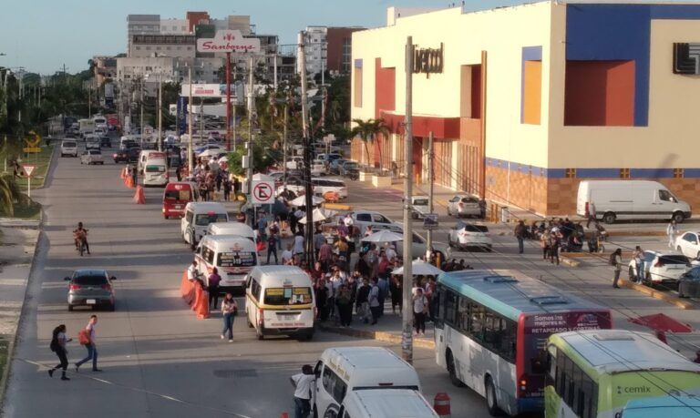 Reorganización del transporte en Cancún es parcial