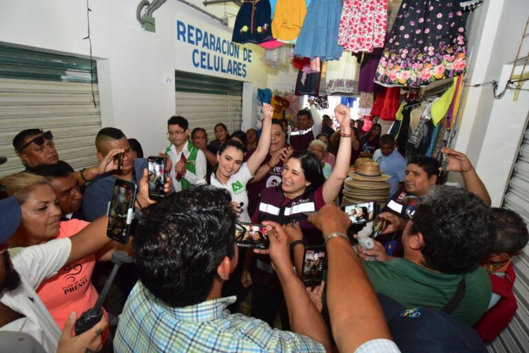 Estefanía Mercado promete mercados dignos que brinden bienestar a Solidaridad