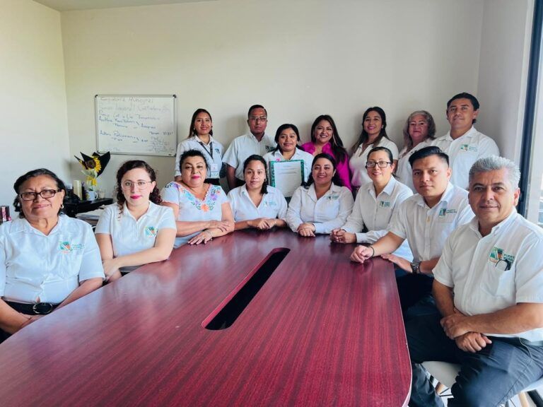 Simulacro de entrega institucional del Ayuntamiento de Puerto Morelos