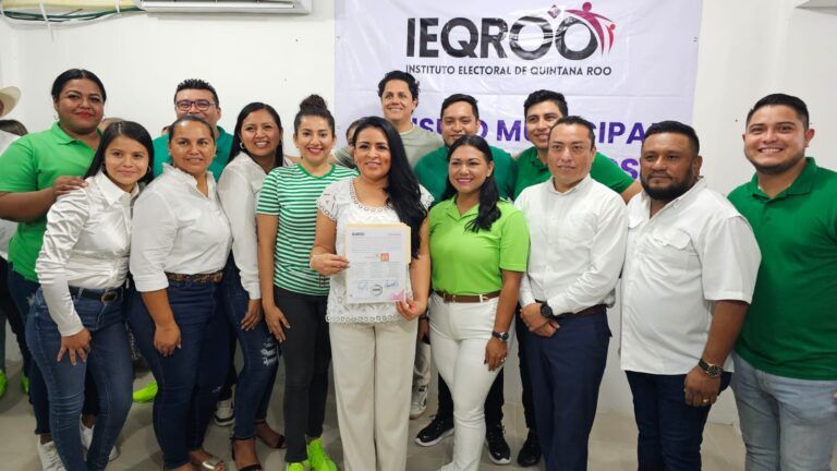 Ana Paty Peralta y Blanca Merari Tziu reciben constancia como candidatas a las  alcaldías de Benito Juárez y Puerto Morelos