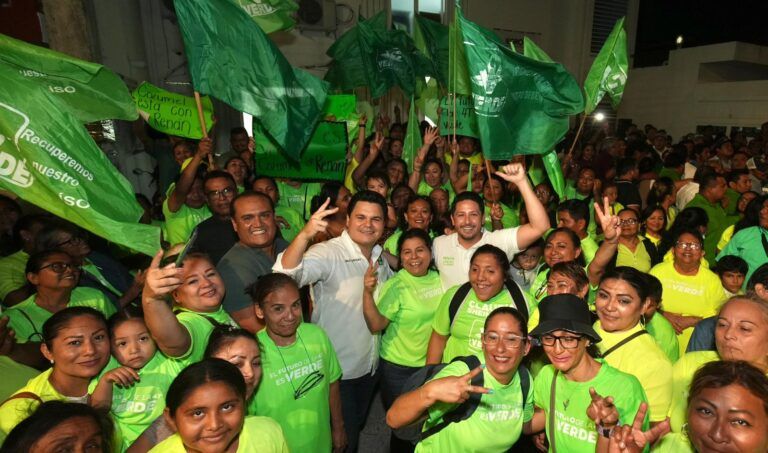 Candidatos del PVEM, listos para defender y fortalecer la transformación, asegura Renán Sánchez, líder del PVEM en Quintana Roo