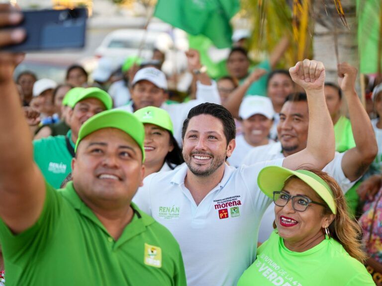 Llama Renán Sánchez a la familia Verde de Quintana Roo a votar este 2 de junio para consolidar la transformación