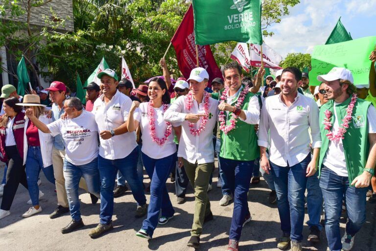 Con Estefanía Mercado y Claudia Sheinbaum vamos a ganar Solidaridad: Manuel Velasco
