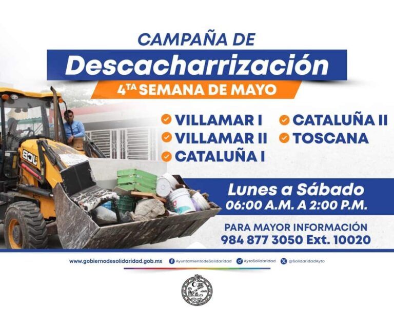 Realizan campaña de descacharrización en Villamar, Cataluña y la Toscana