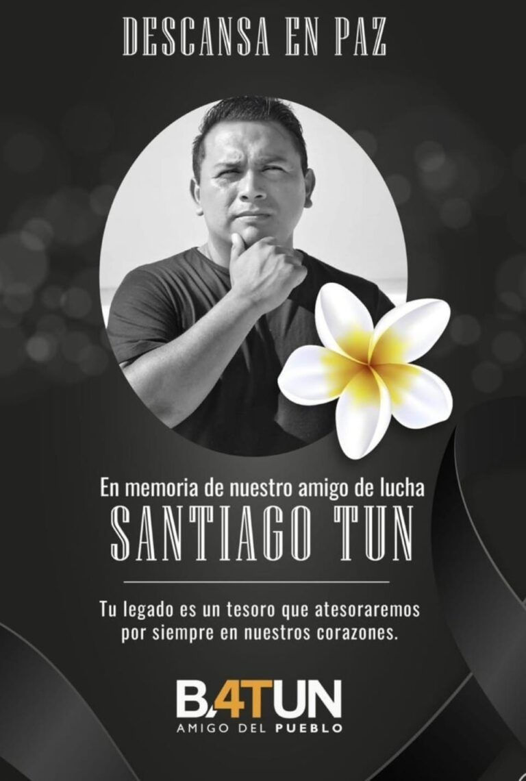 Matan al coordinador de campaña de Alberto Batún, candidato de Morena a diputado local