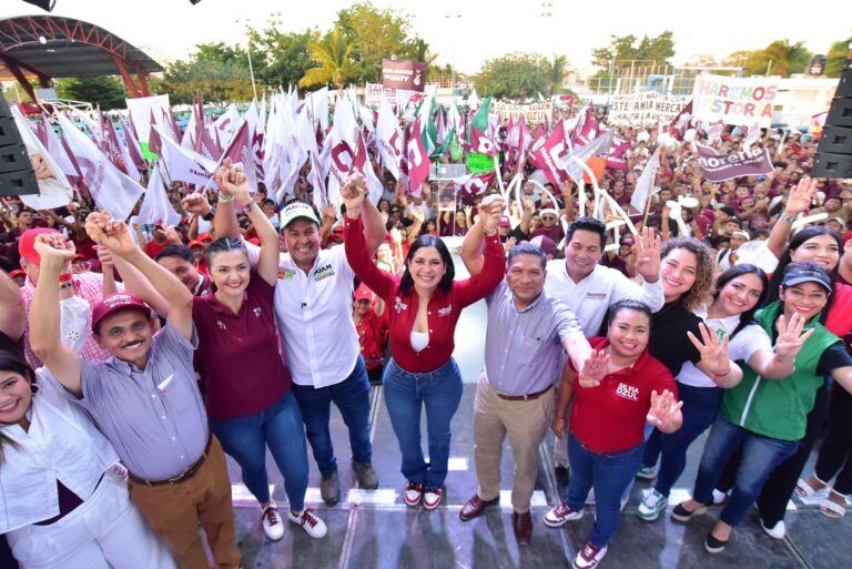 El 2 de junio ¡Vamos a arrasar en Puerto Aventuras!; Estefanía Mercado será la próxima presidenta municipal de Solidaridad