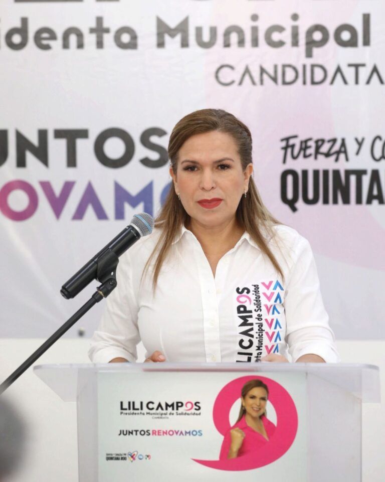 Invita Lili Campos a salir a votar sin miedo para consolidar la renovación este domingo