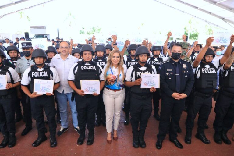 Lili Campos consolida una Policía Municipal equipada y eficiente