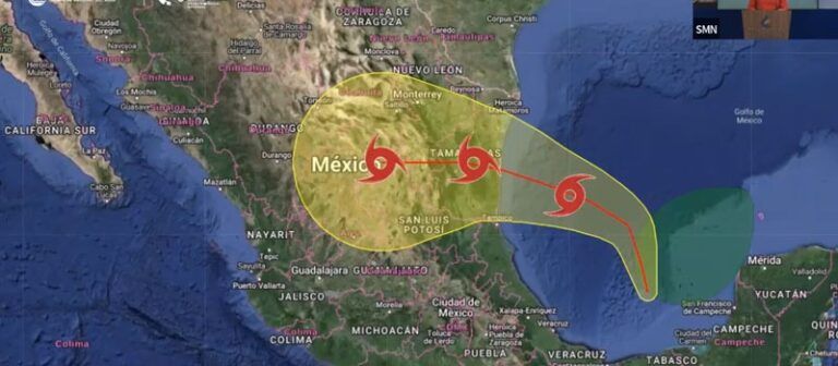 Se forma el potencial ciclón tropical “Uno”; va sobre Tamaulipas