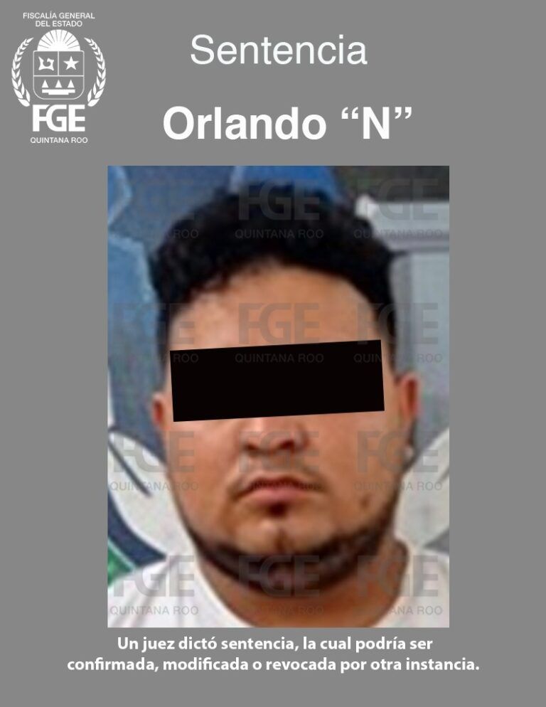 Obtiene FGE sentencia de 50 años de prisión para un sujeto por secuestro agravado en Benito Juárez